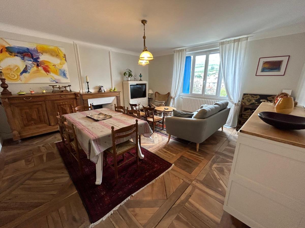Ferienwohnung Le Mas De Campels Saint-Georges-de-Luzençon Exterior foto
